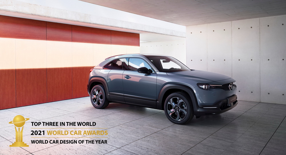 MAZDA MX-30 พิชิต TOP 3 WORLD CAR DESIGN OF THE YEAR 2021