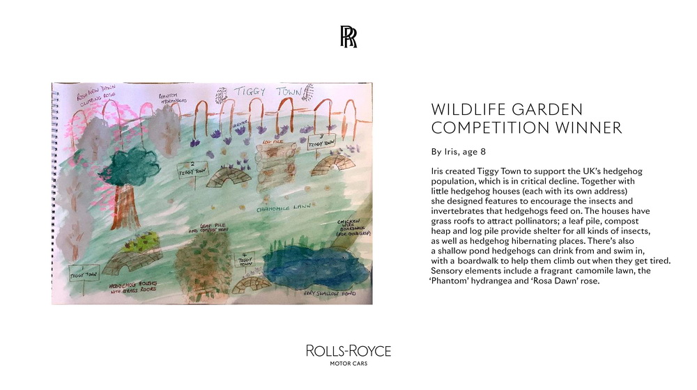 ประกาศผลรางวัลผู้ชนะ โครงการ WILDLIFE GARDEN COMPETITION ของ ROLLS-ROYCE