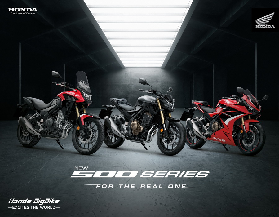 สนั่นวงการบิ๊กไบค์! ฮอนด้าเปิดตัว New 500 Series ยกระดับออปชันท็อปคลาส