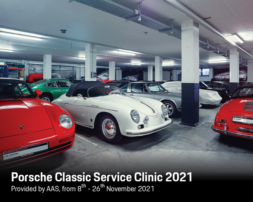 เอเอเอสฯ จัดแคมเปญ Porsche Classic Service Clinic 2021