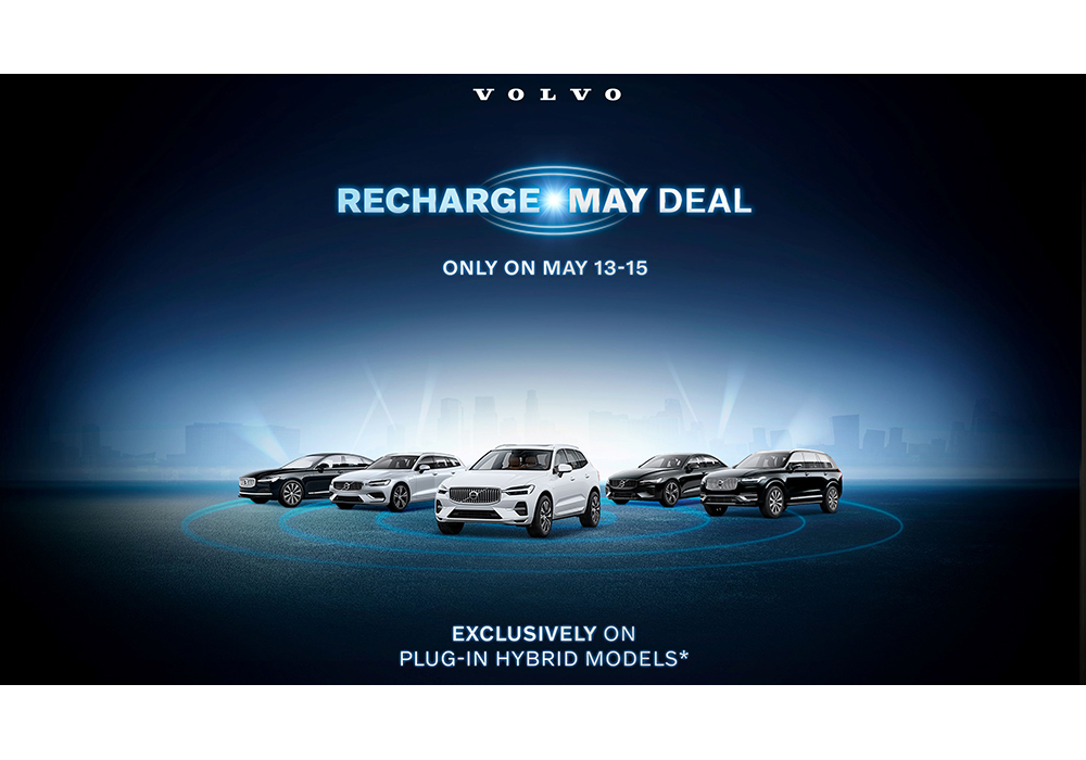 วอลโว่ คาร์ นำเสนอโปรโมชั่นสุดพิเศษ Recharge May Deal