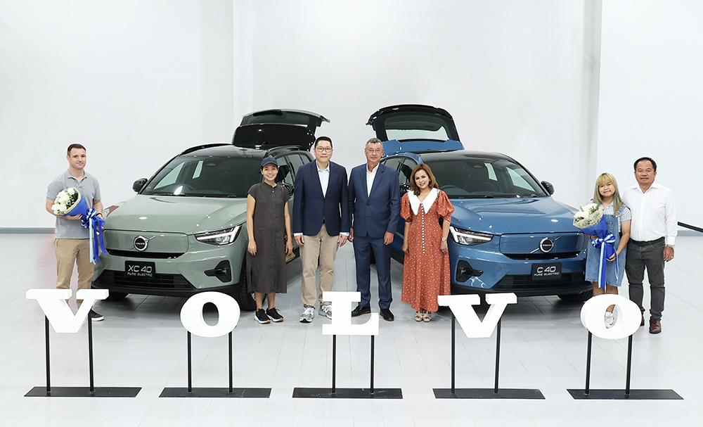 วอลโว่มอบรางวัล Volvo C40 และ XC40 Recharge Pure Electric