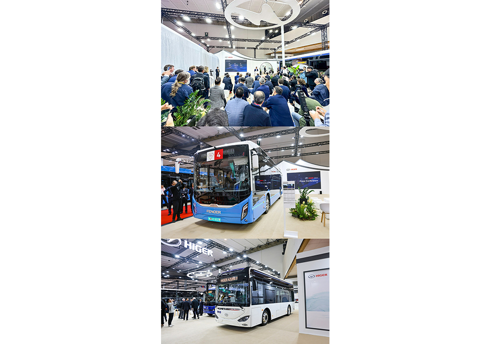 ไห่เก๋อเปิดตัวรถบัสไฟฟ้า 100% สามรุ่น ที่งาน Busworld 2023