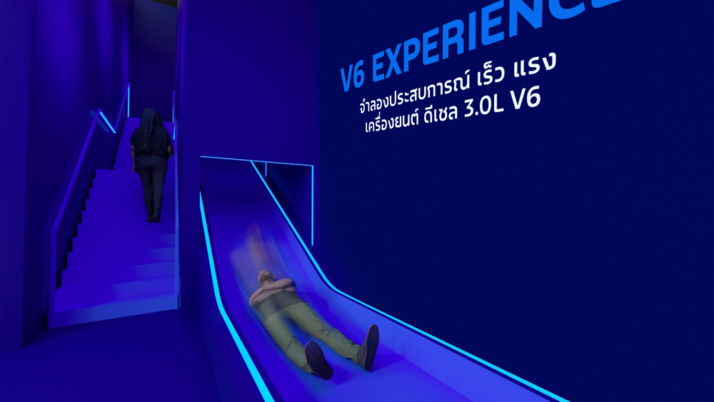 ฟอร์ดจำลองความเร็ว-แรงผ่านอุโมงค์สไลเดอร์ ‘Speed Simulator’ สูง 4 ม.