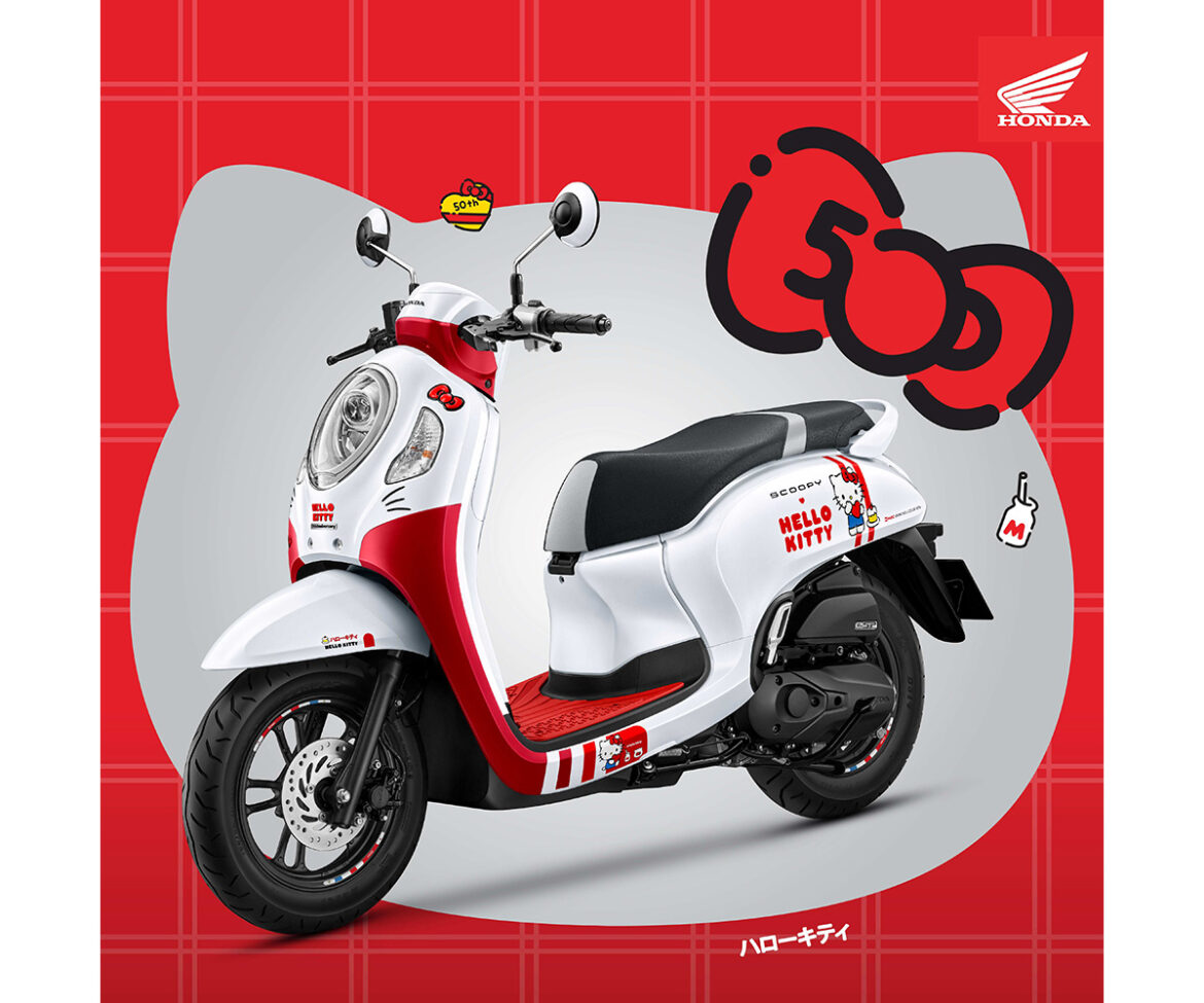 สาวกคิตตี้ ห้ามพลาด! ‘Honda Scoopy Hello Kitty Limited Edition’