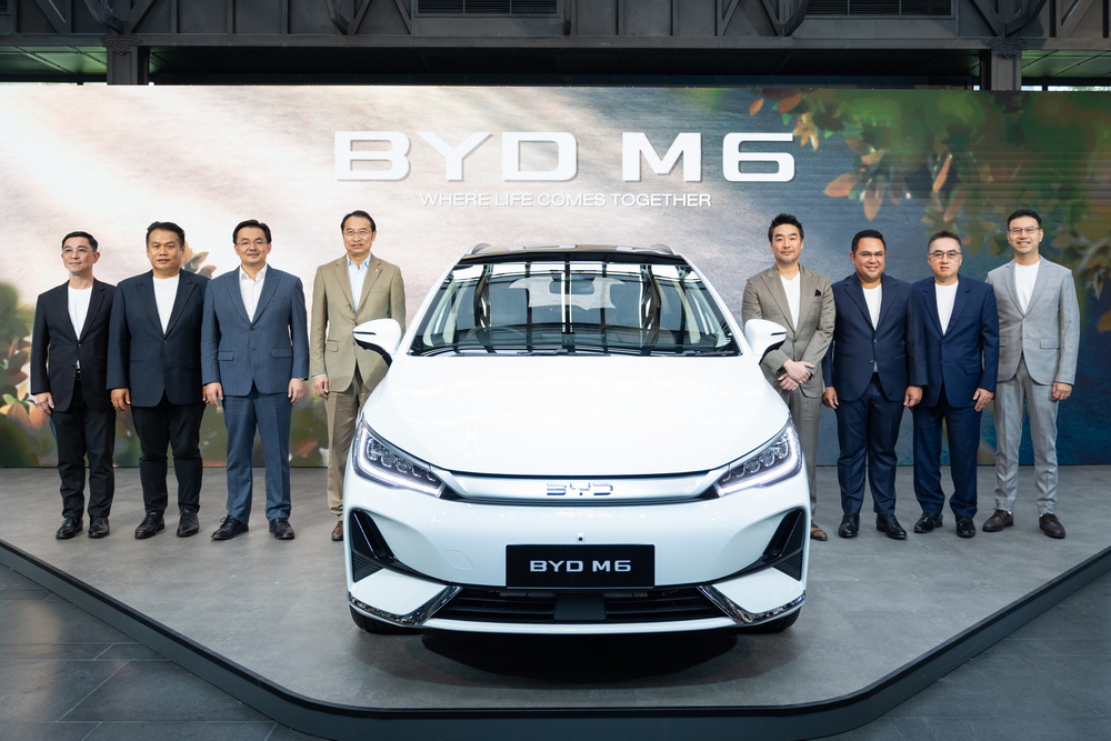 บีวายดี ร่วมกับ เรเว่ ออโตโมทีฟ เปิดตัว BYD M6