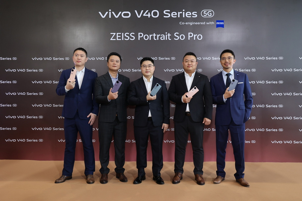 vivo แจ้งเกิด V40 Series 5G ยกระดับภาพพอร์ตเทรตด้วยกล้องเลนส์ ZEISS