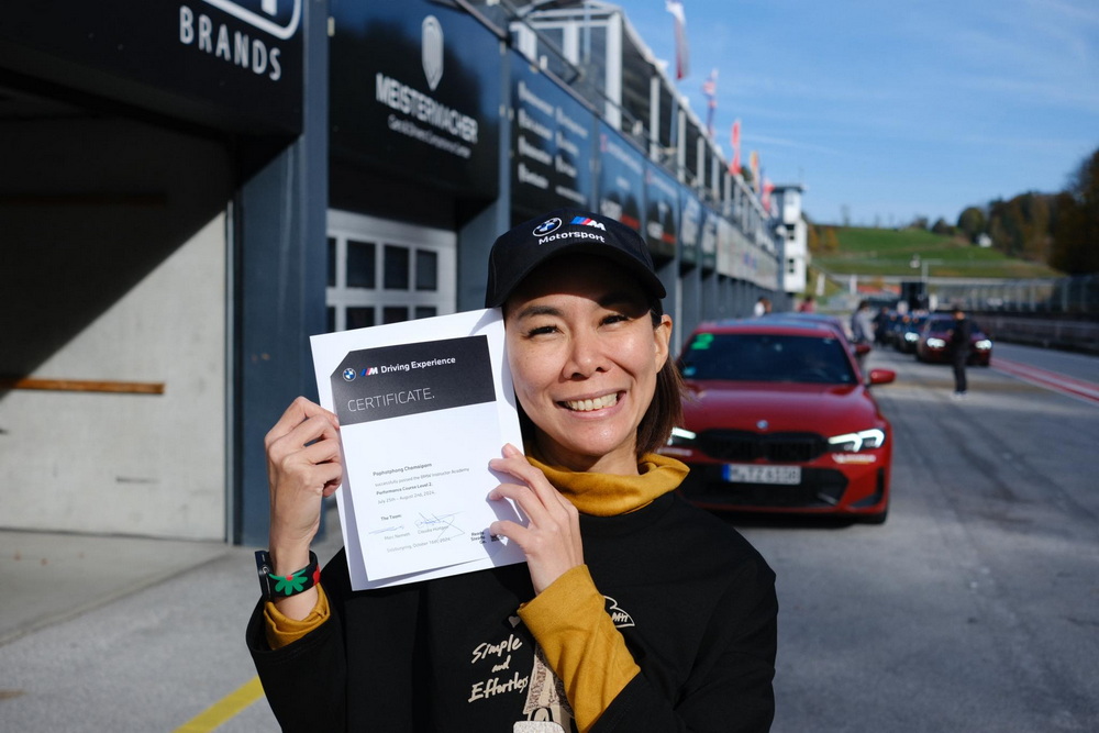 หญิงไทยคนแรกและหนึ่งเดียวในเอเชีย พิชิต BMW Certified Instructor ระดับ 2